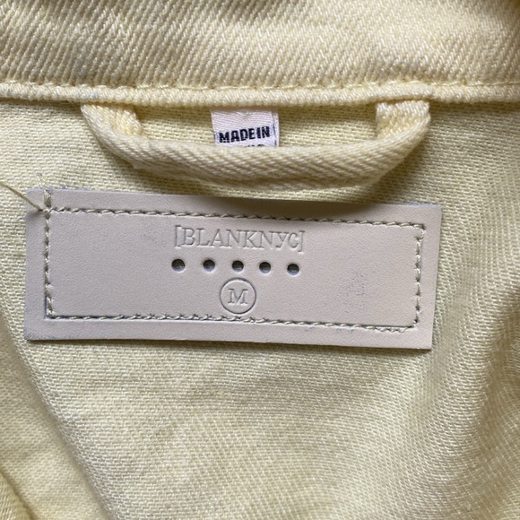 Lemon yellow denim romper from BlankNYC sizeM - Picture 2 of 3